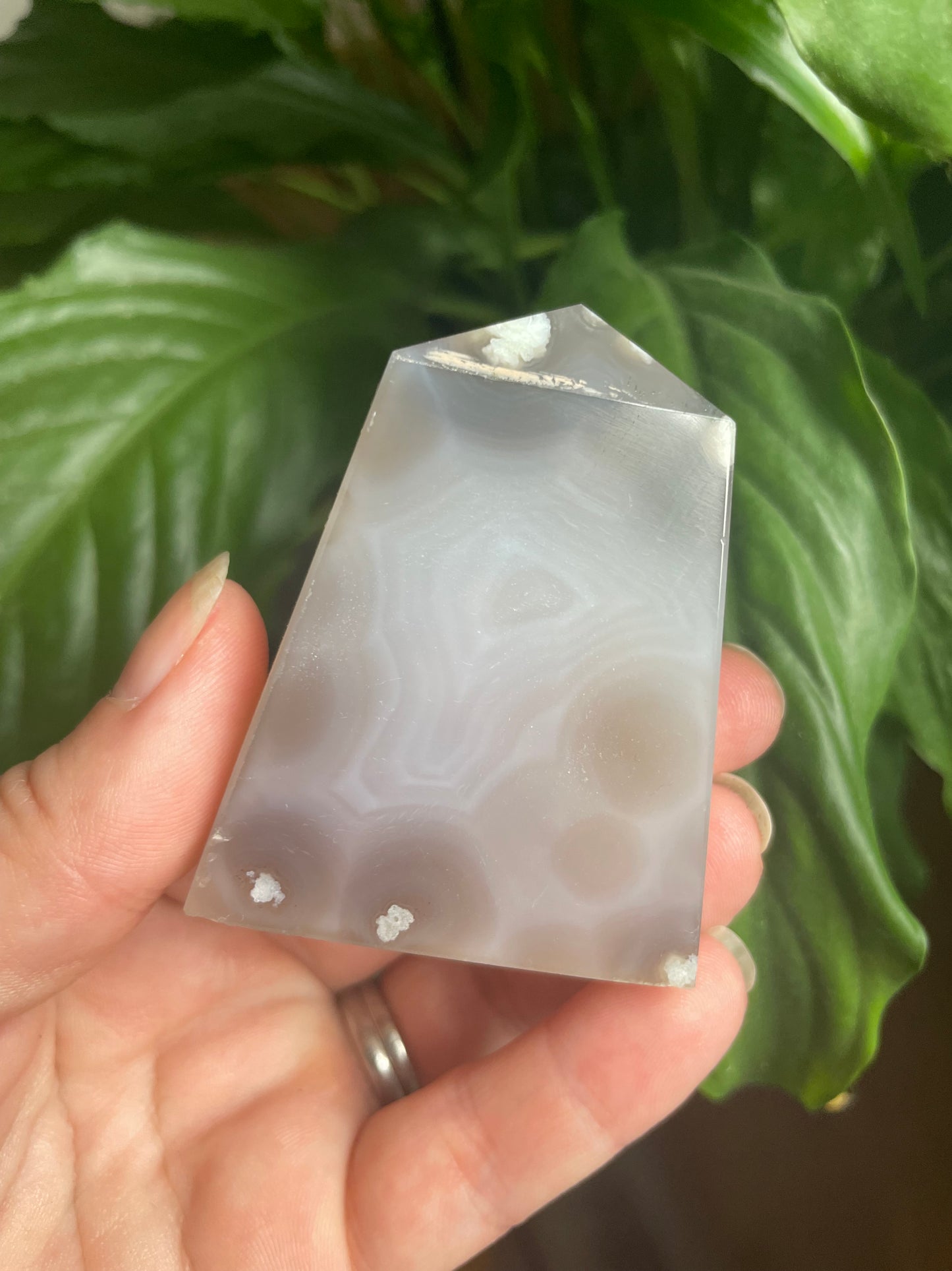 Druzy Agate Tower