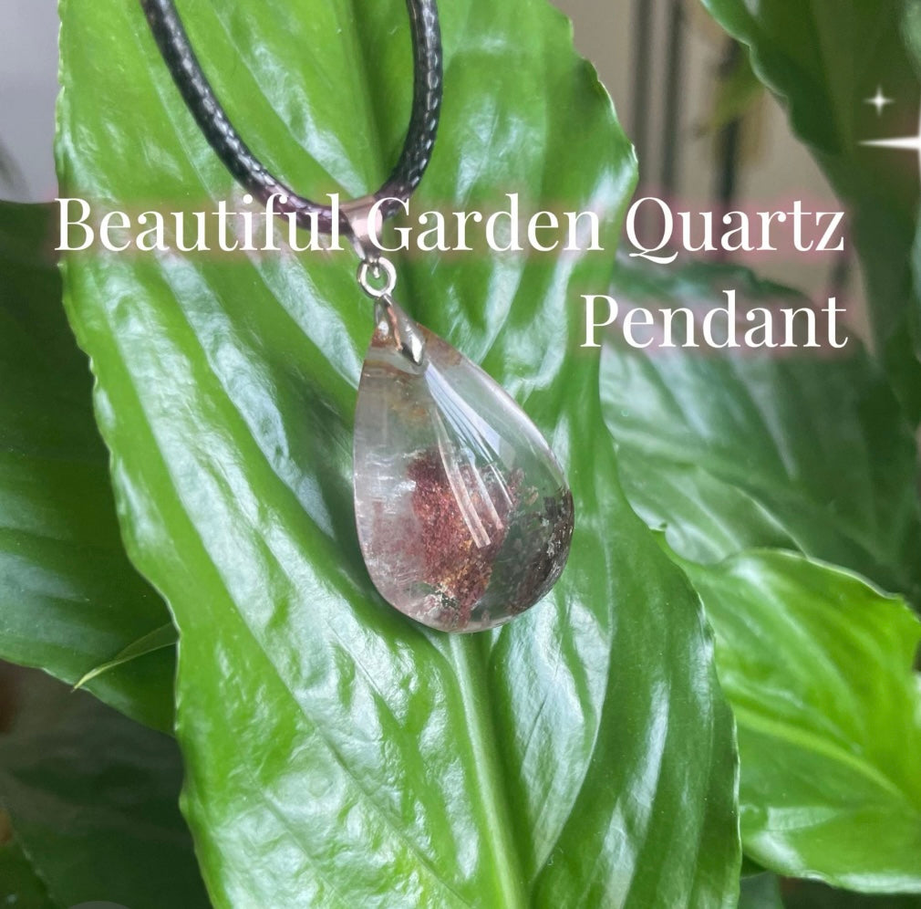 Garden Quartz Pendant Necklace