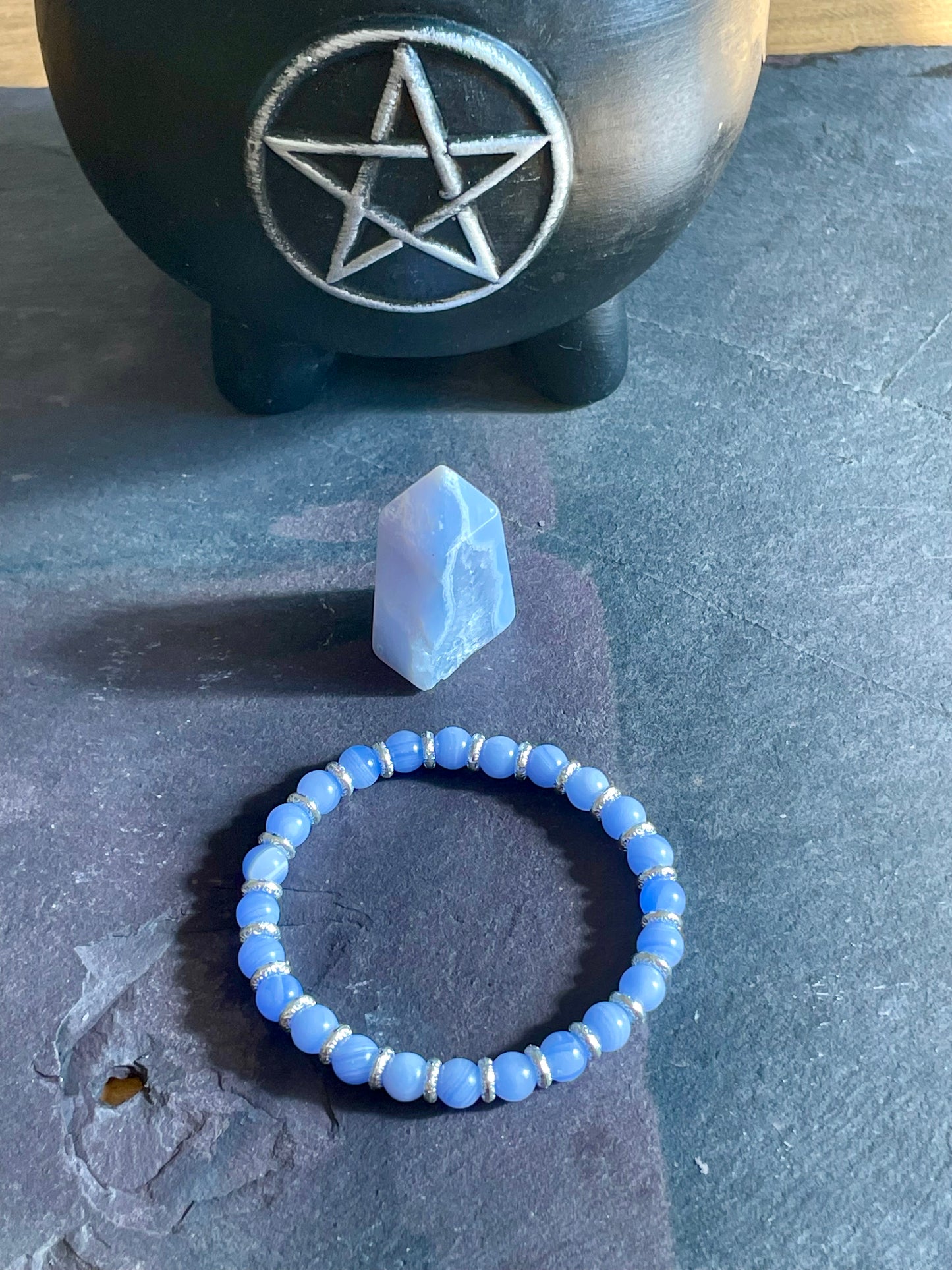 Blue Lace Agate Bracelet