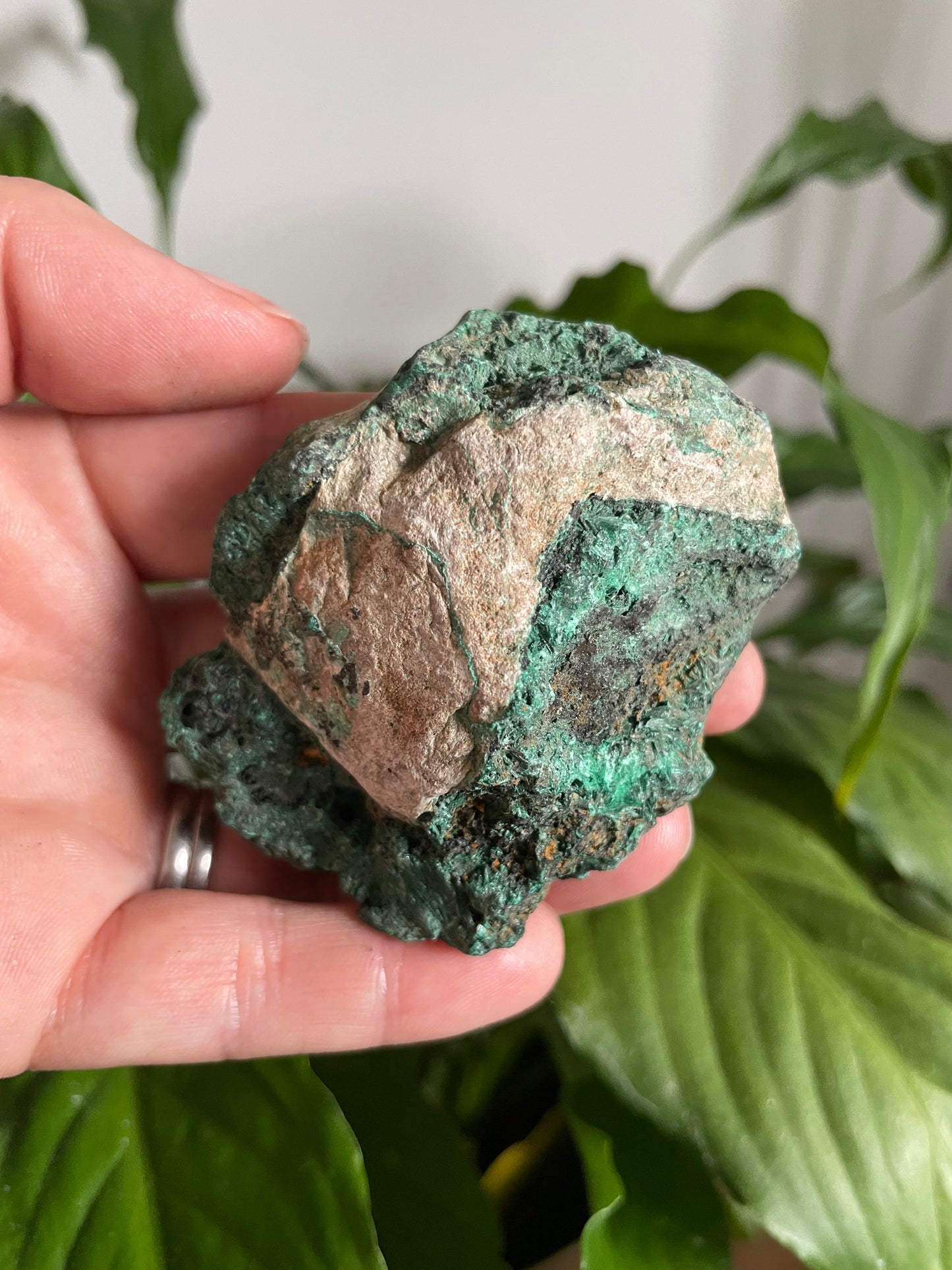 Malachite Velvet Raw Specimen