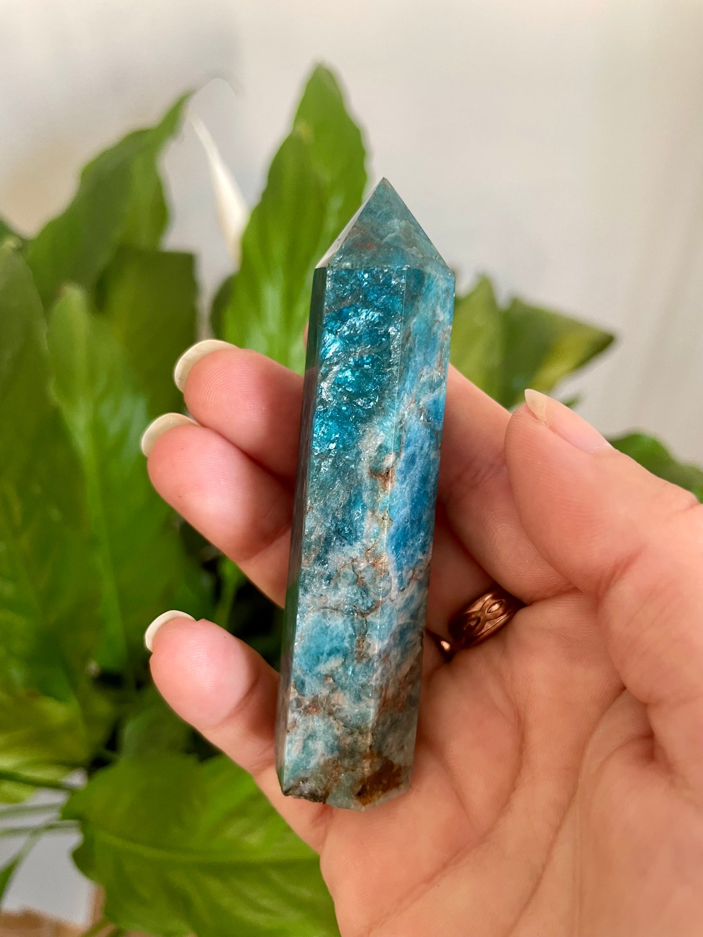 Blue Apatite Tower
