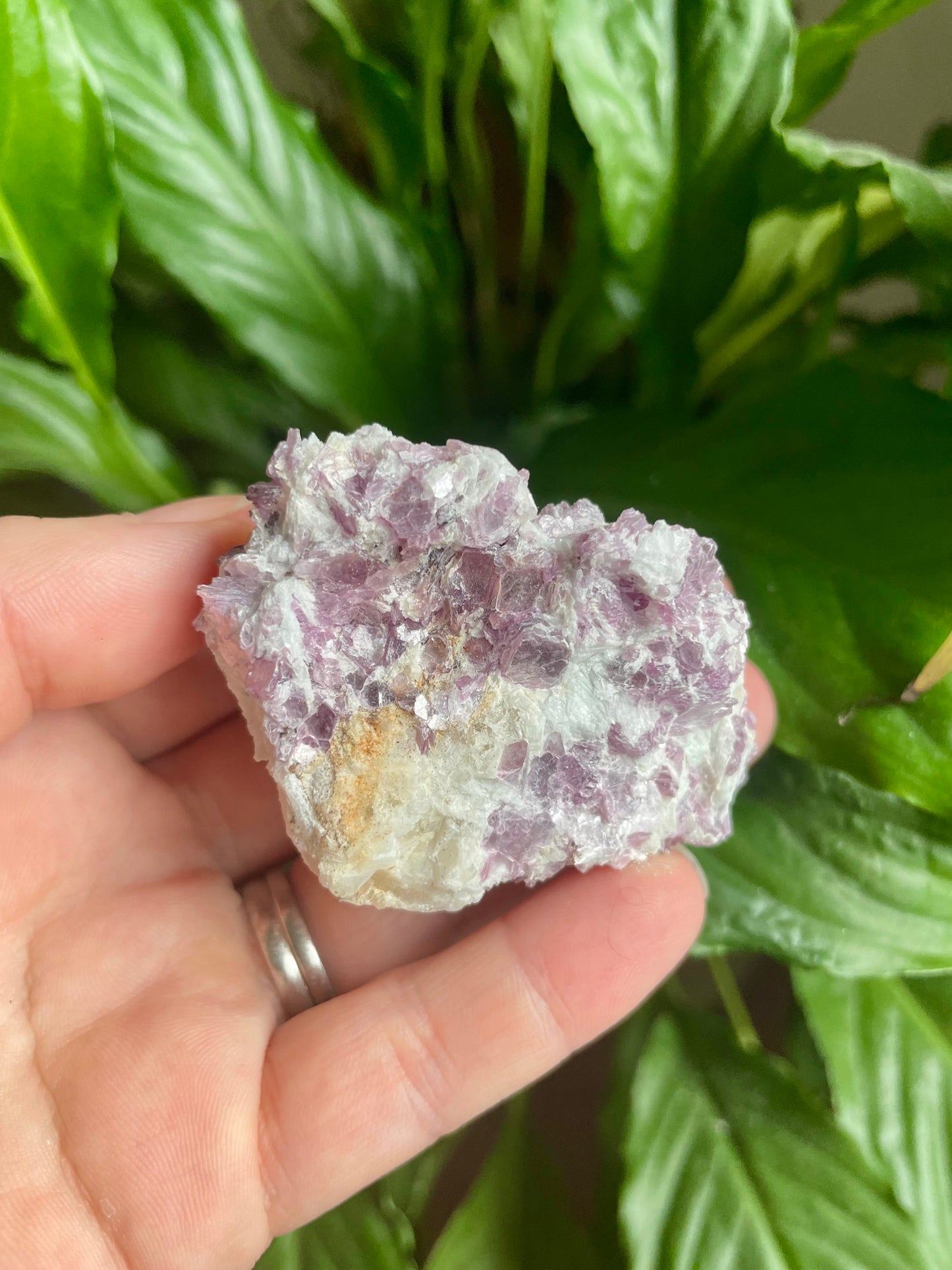 Purple Mica. (Lepidolite) Raw Specimen
