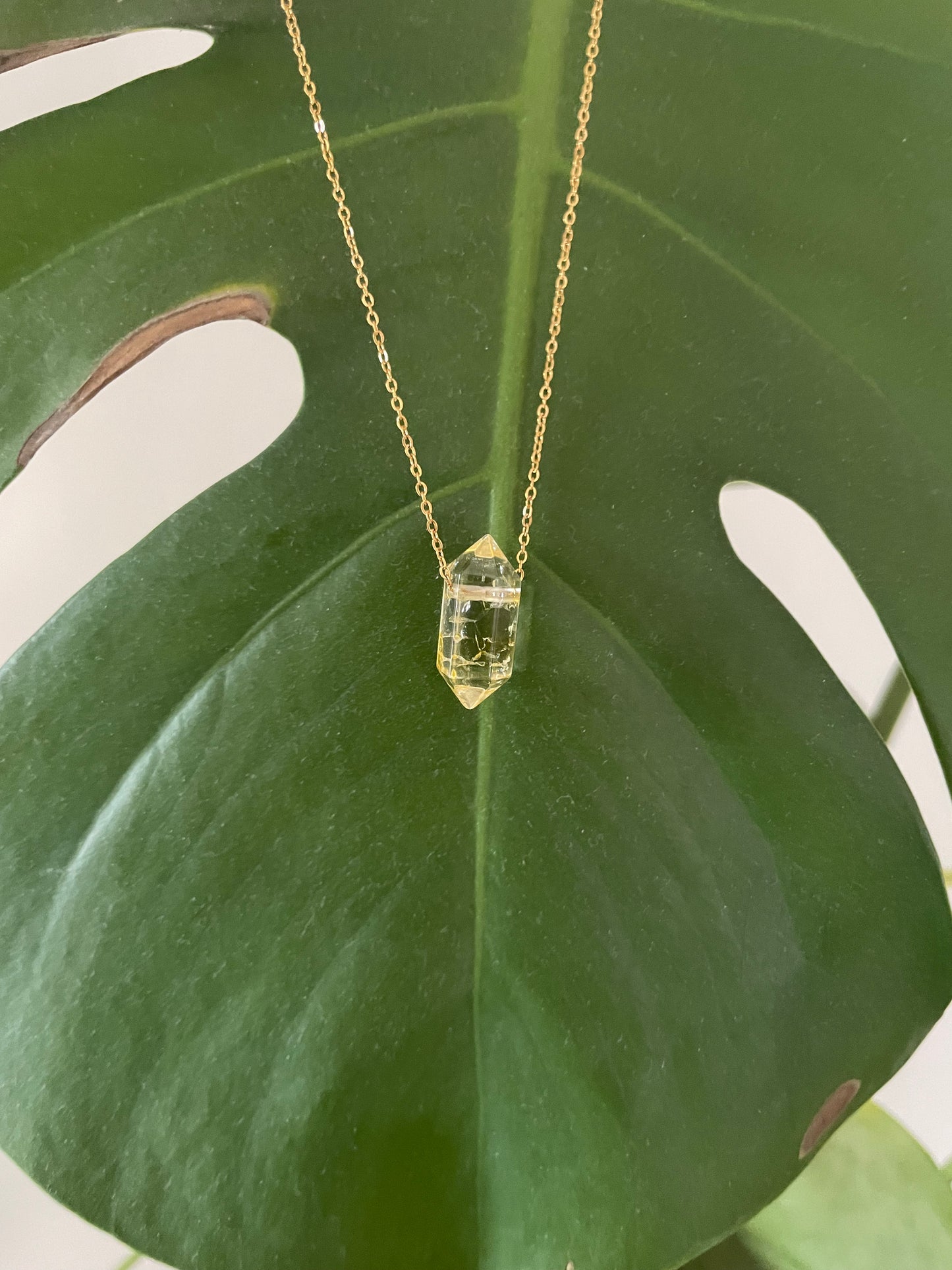 Demeter Citrine Necklace