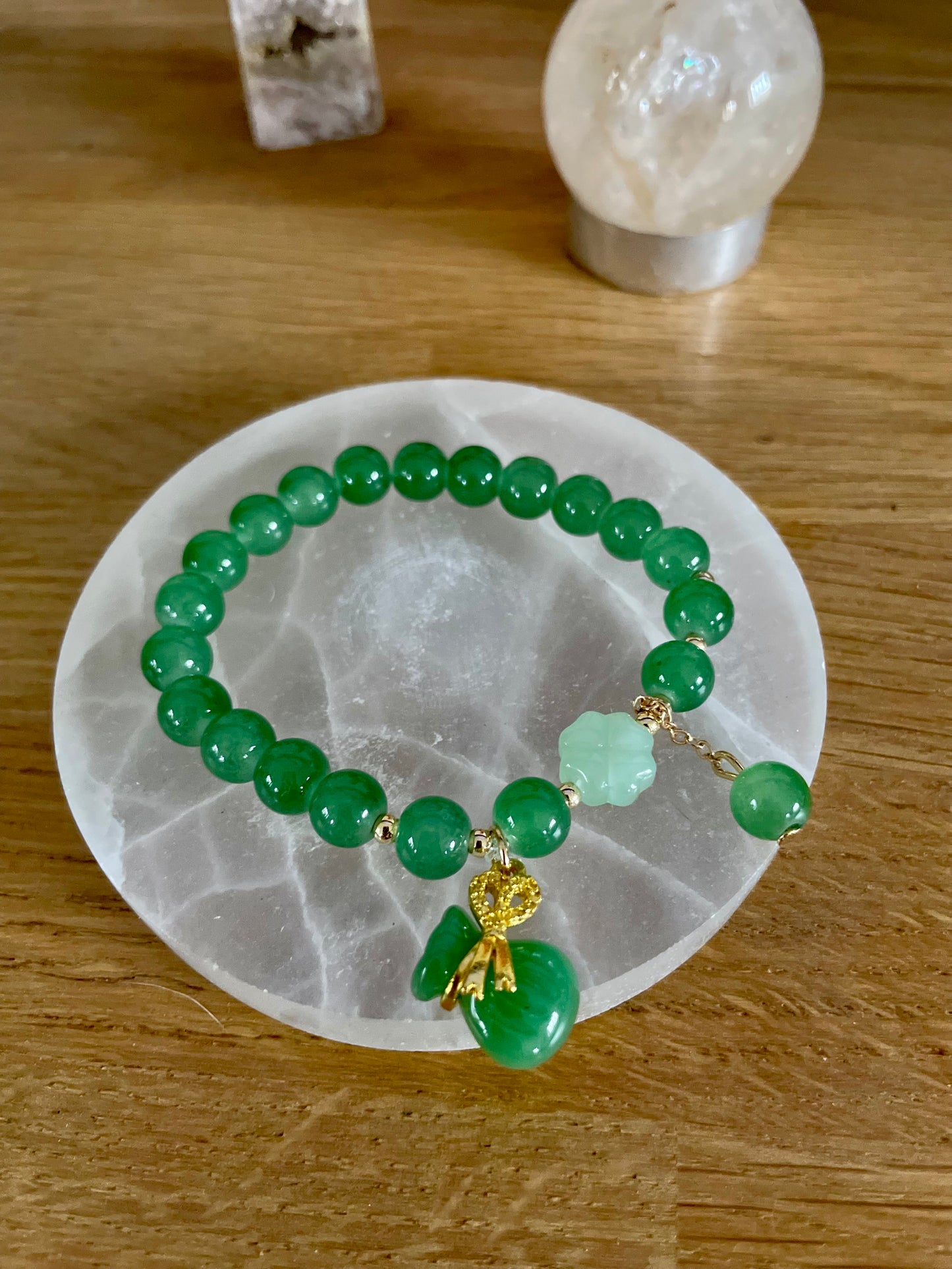 Green Jade “Lucky” Bracelet
