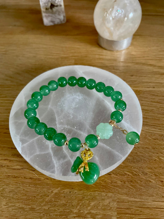 Green Jade “Lucky” Bracelet