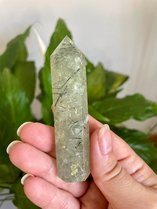 Prehnite Crystal Tower