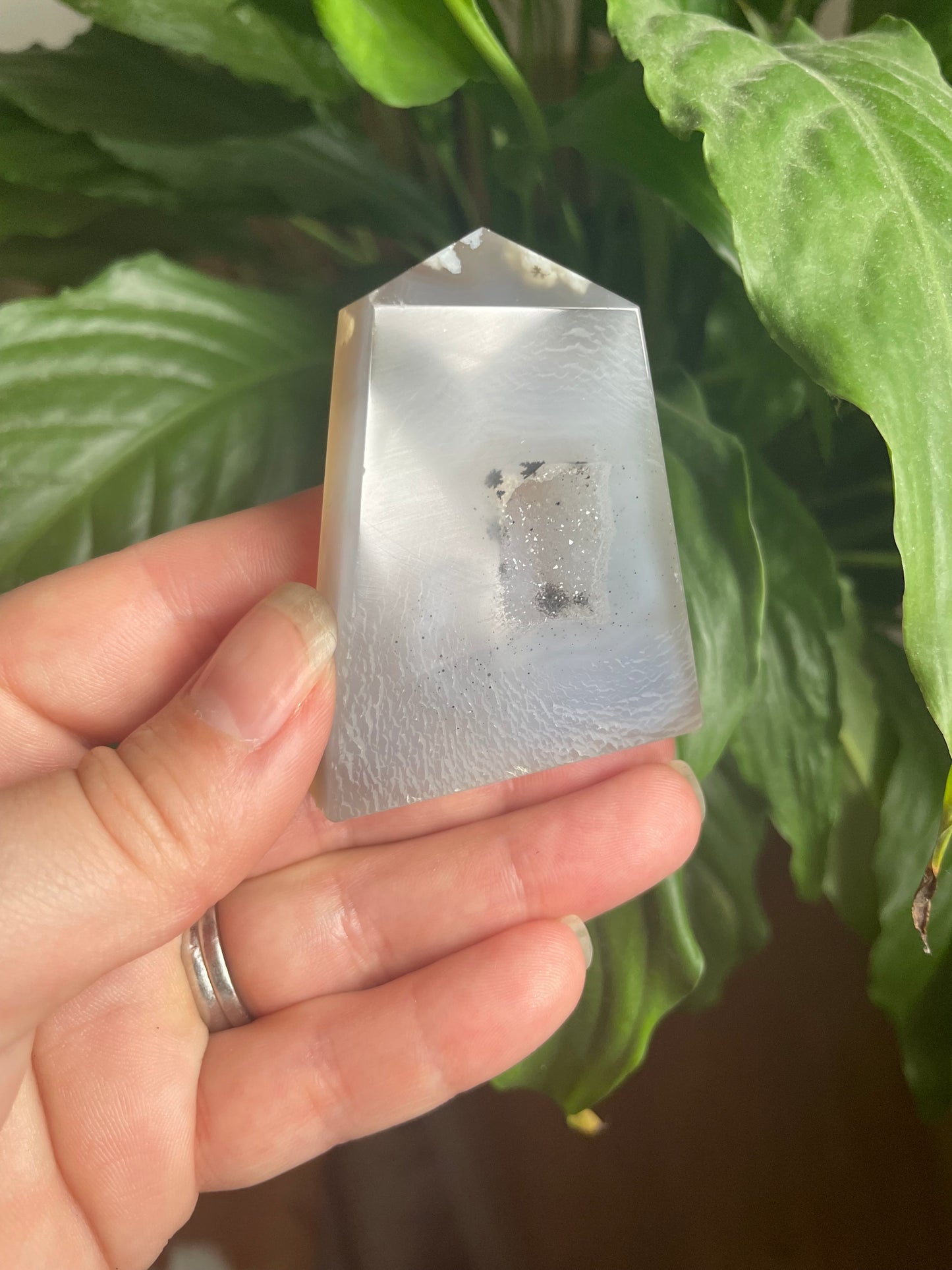 Druzy Agate Tower
