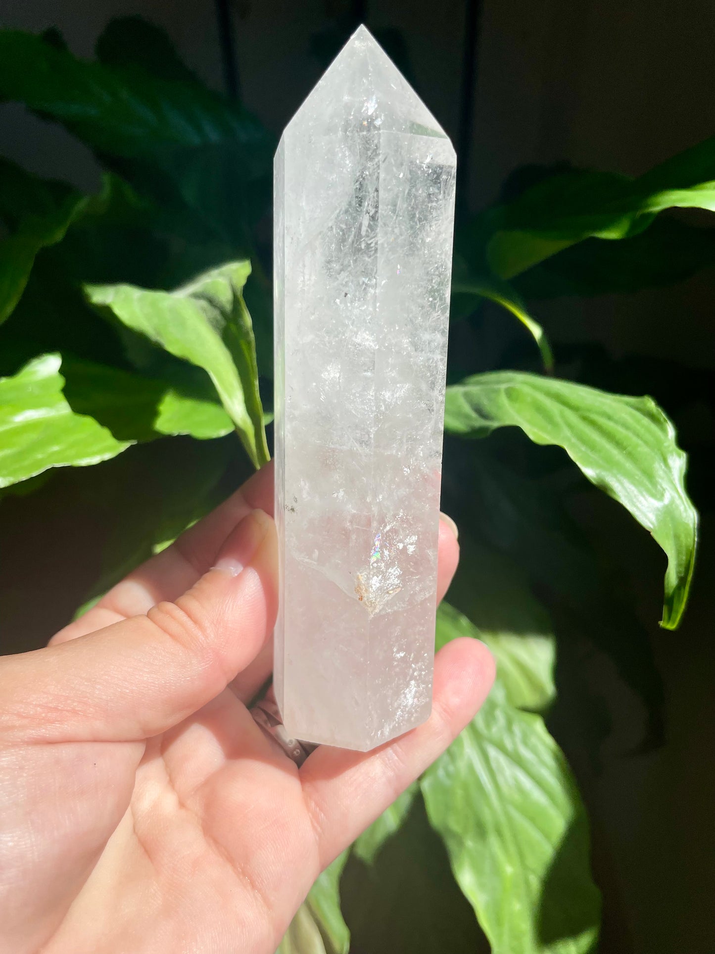 Clear Quartz Tower
