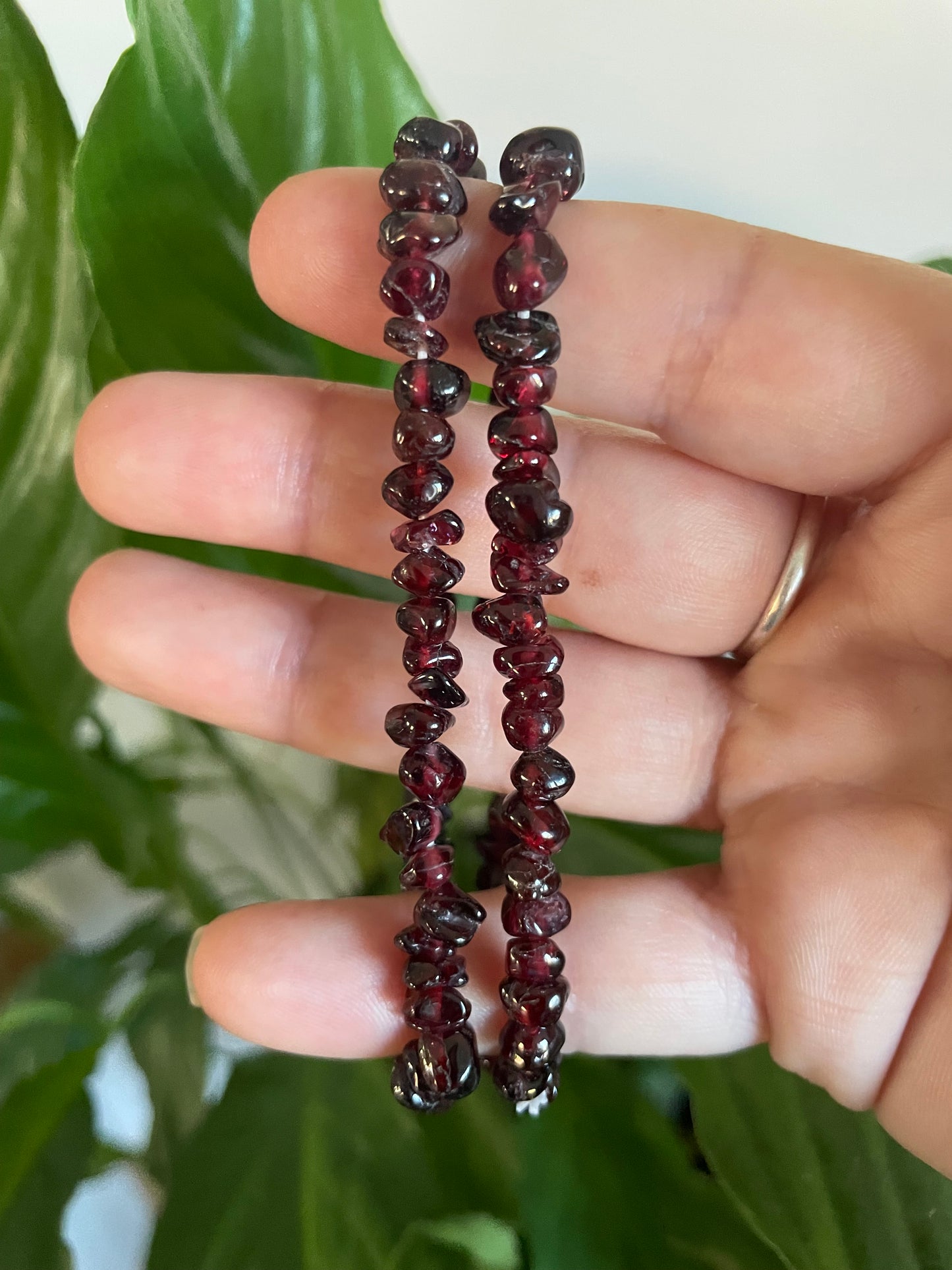 Garnet Crystal Bracelet