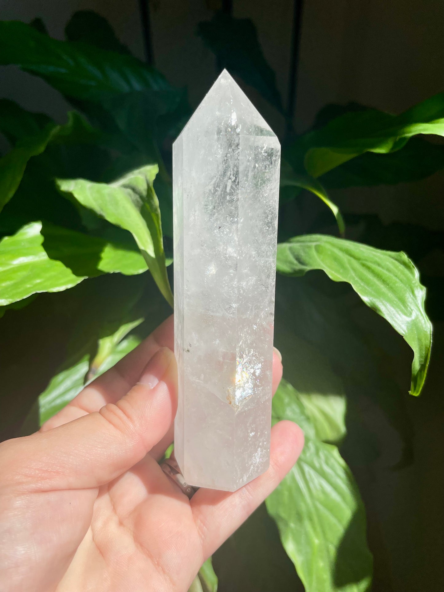 Clear Quartz Tower