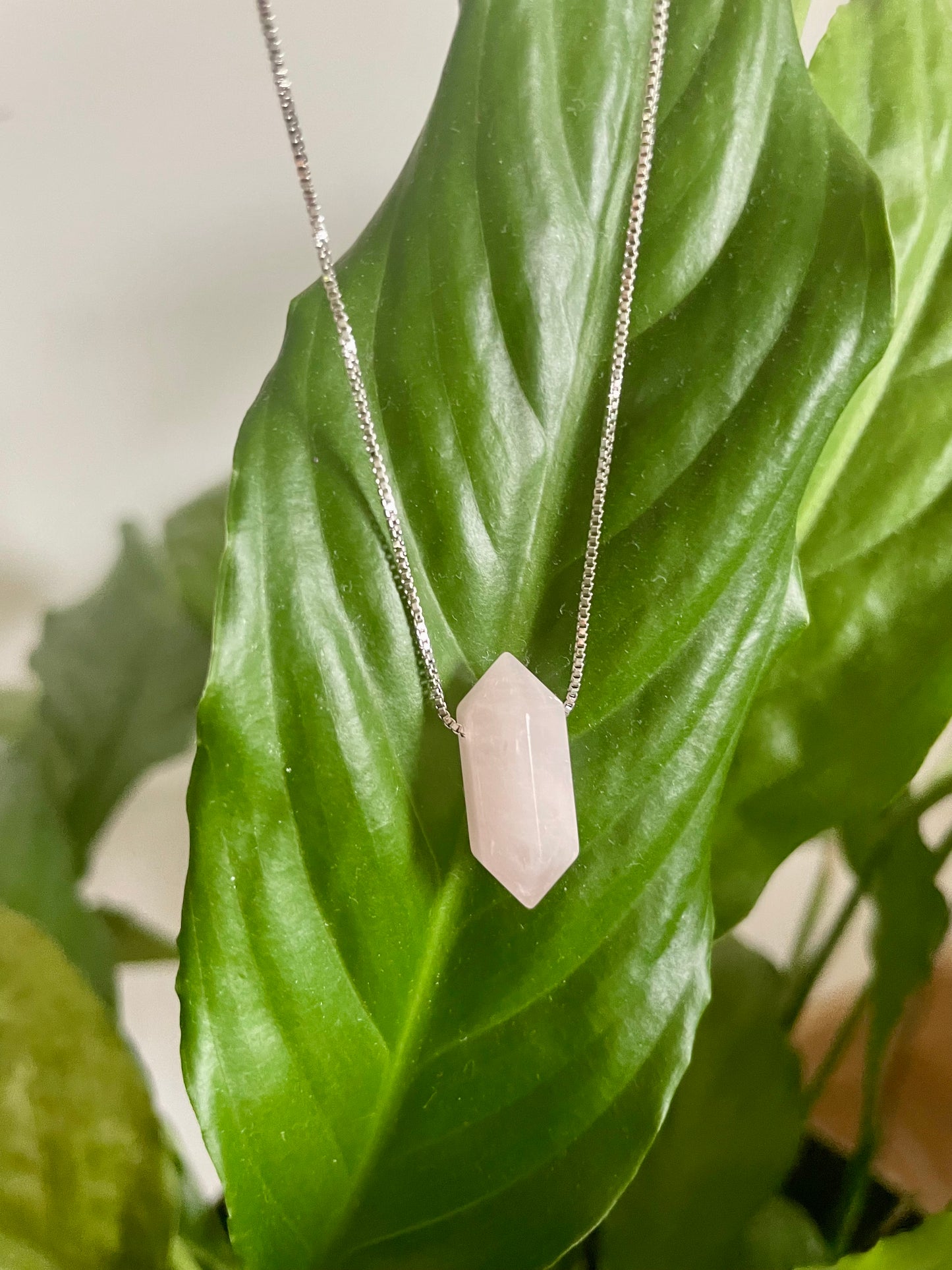 Aphrodite Rose Quartz Necklace