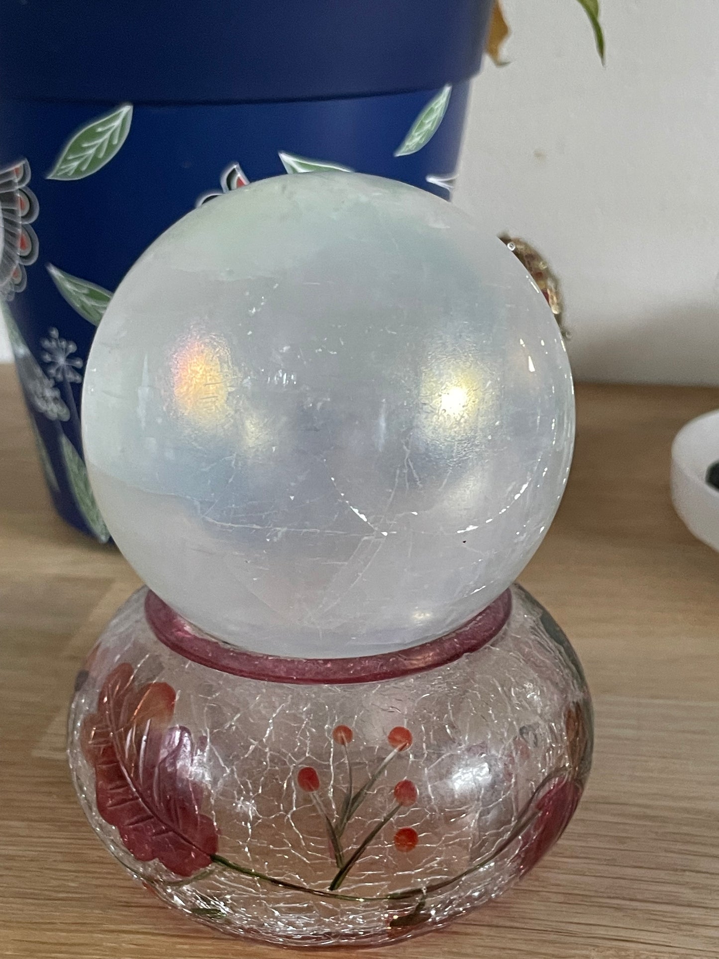 Icelandic Aura Quartz Sphere