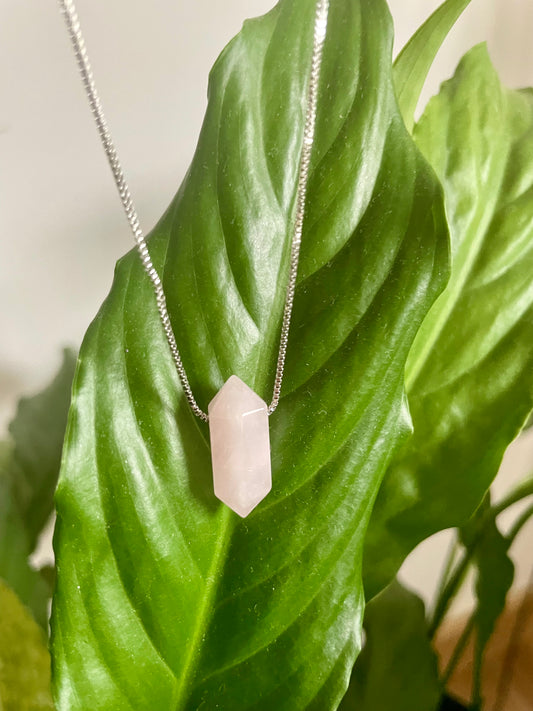 Aphrodite Rose Quartz Necklace