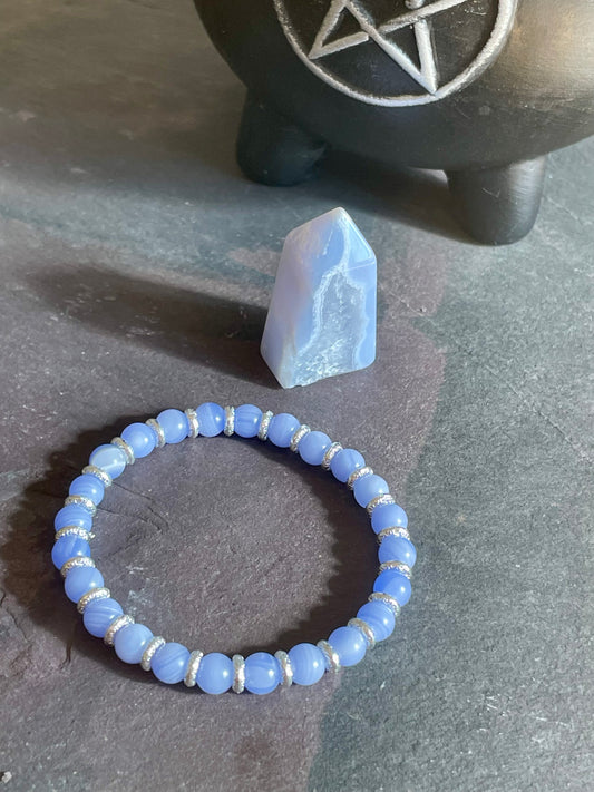 Blue Lace Agate Bracelet