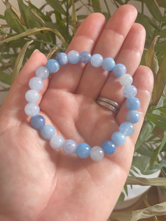 Aquamarine Crystal Bracelet