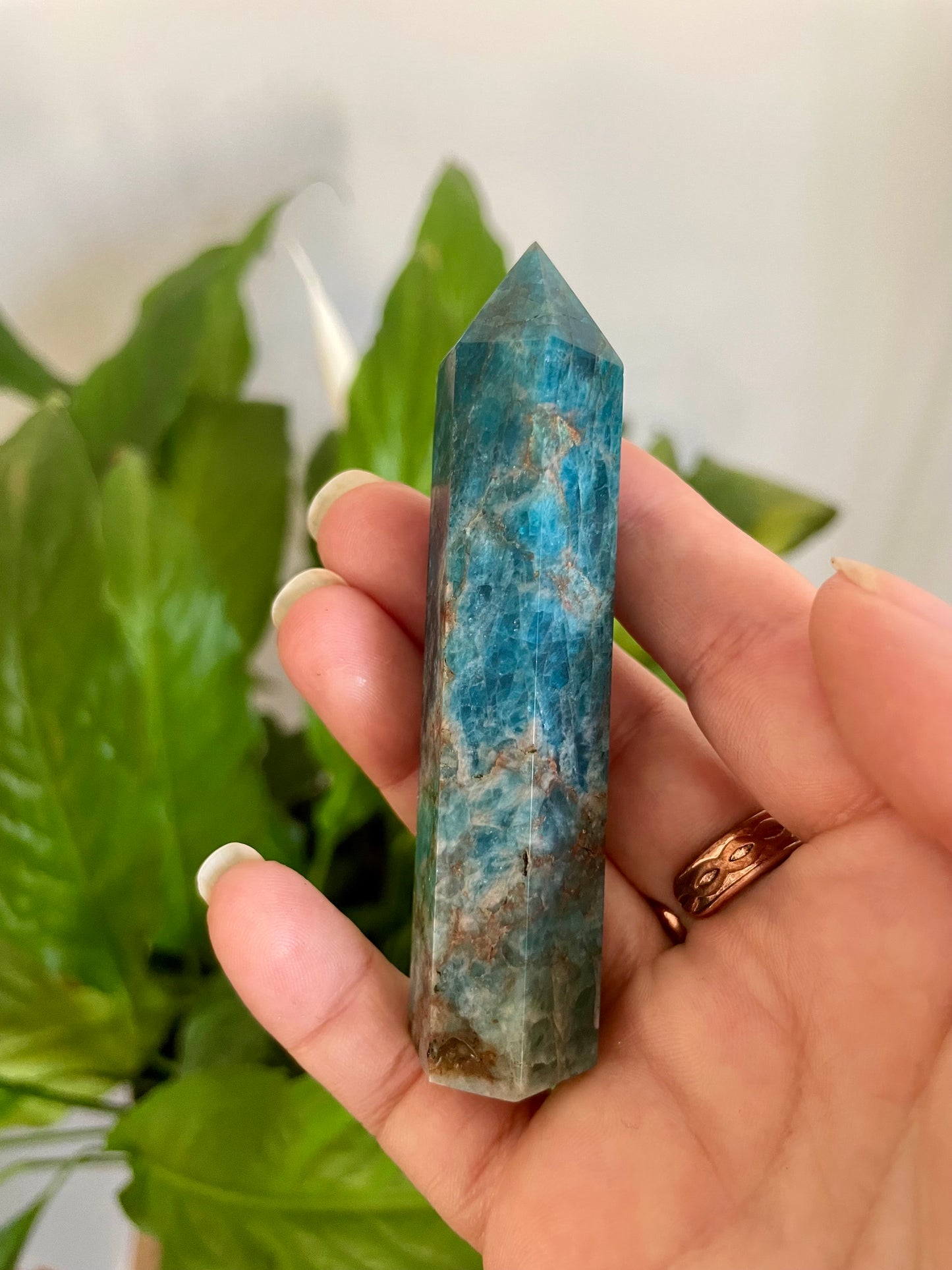 Blue Apatite Tower