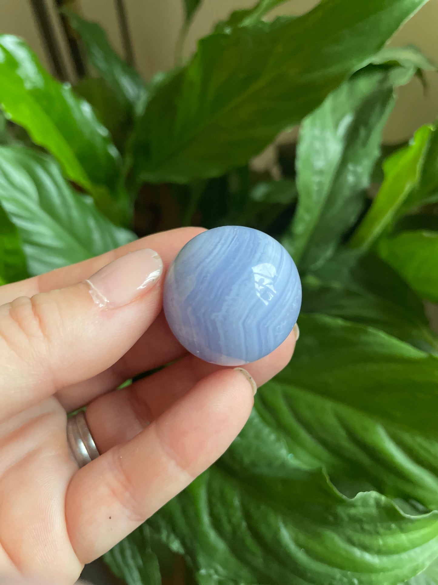 Blue Lace Agate Sphere