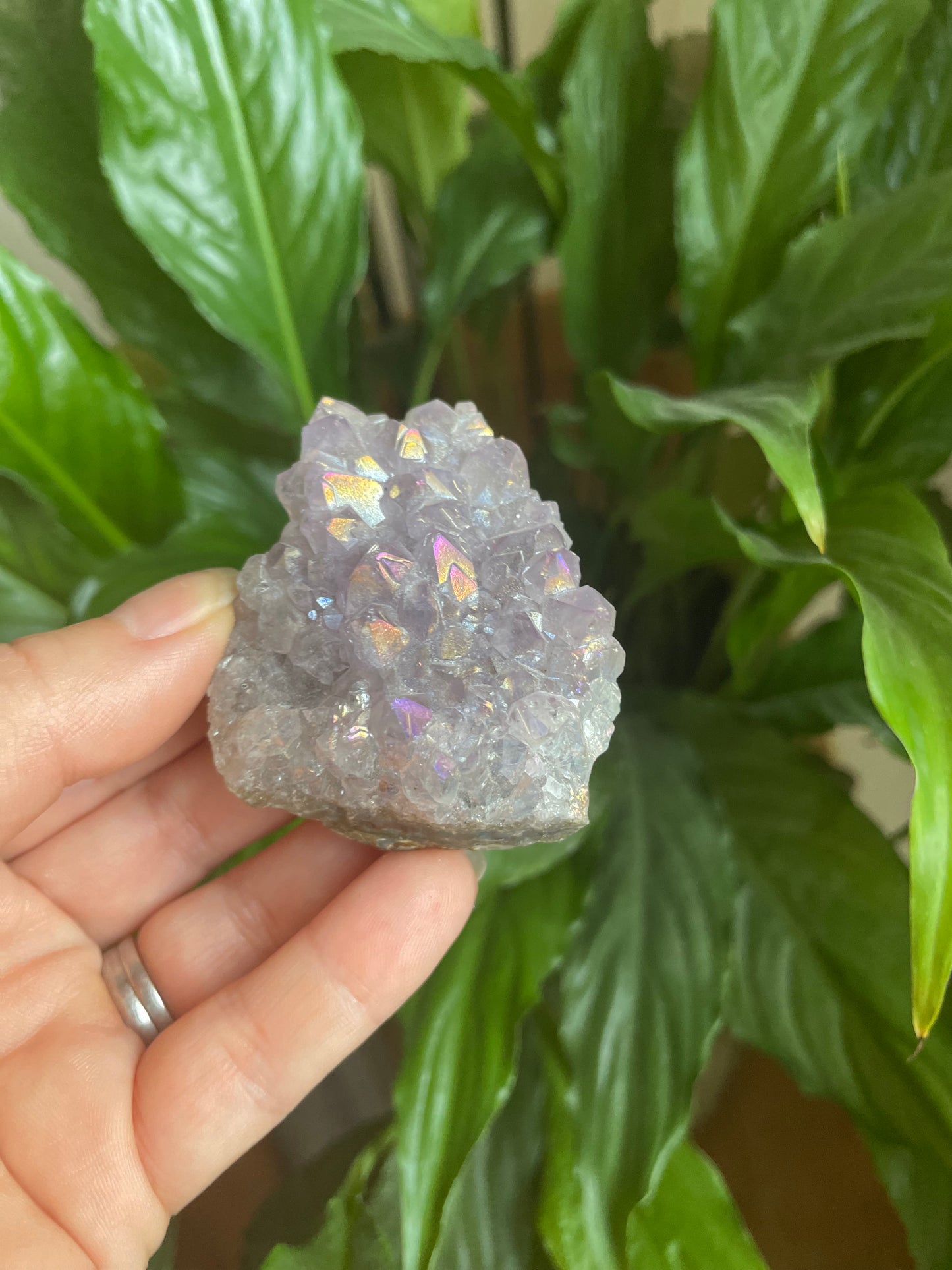 Aura Amethyst Cluster