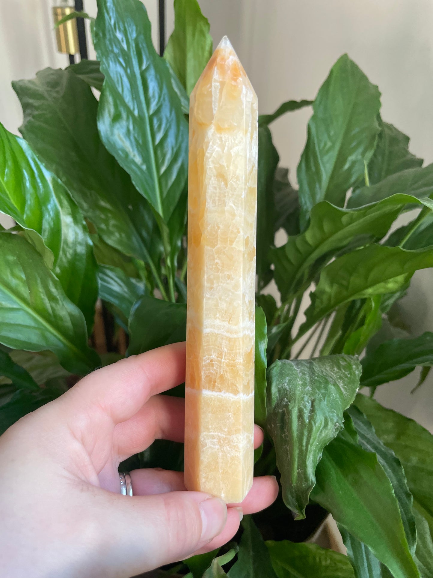 Orange Calcite Tower