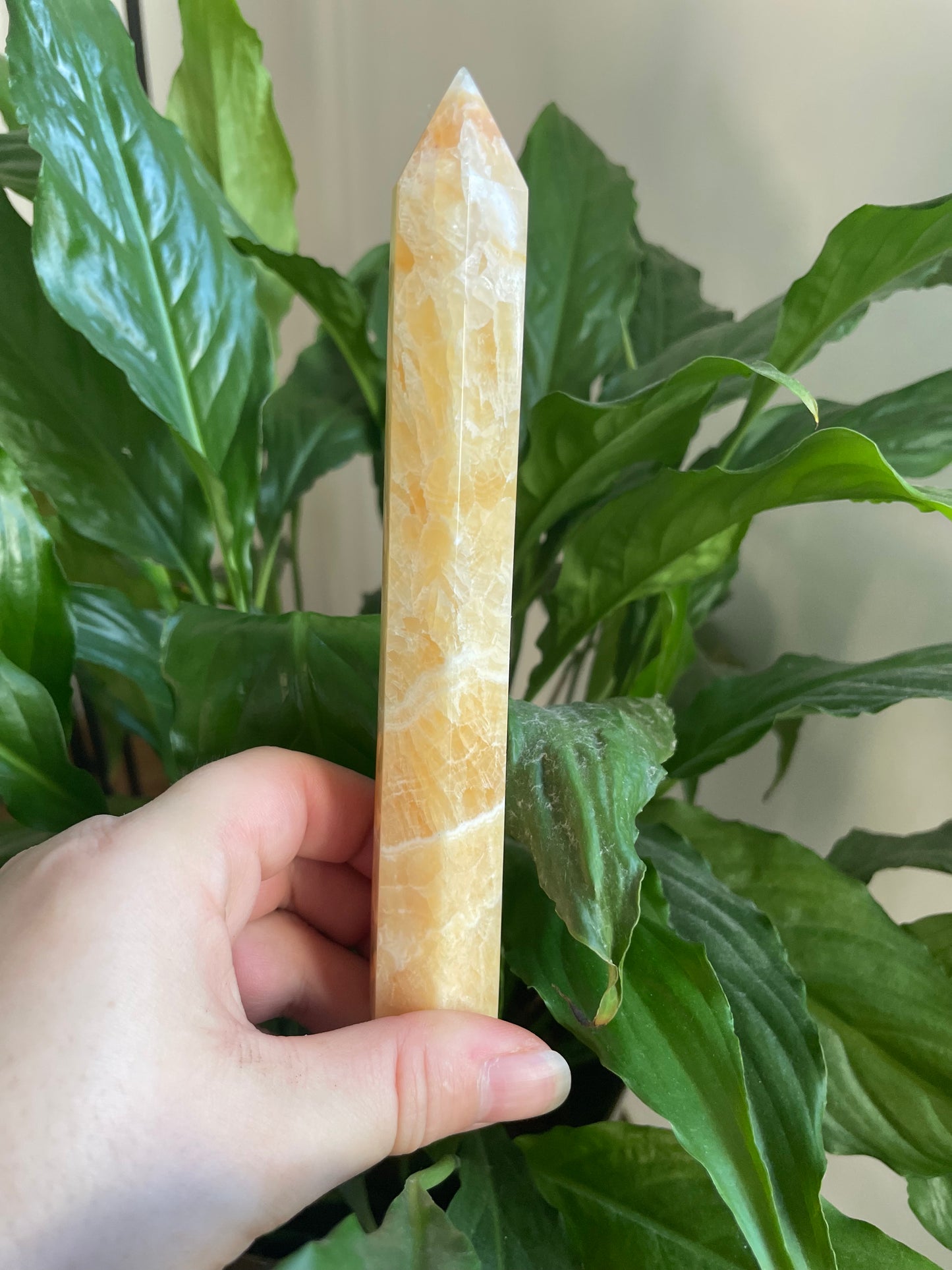 Orange Calcite Tower
