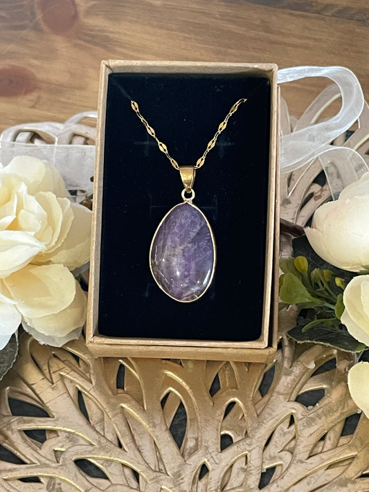 Amethyst Crystal Pendant