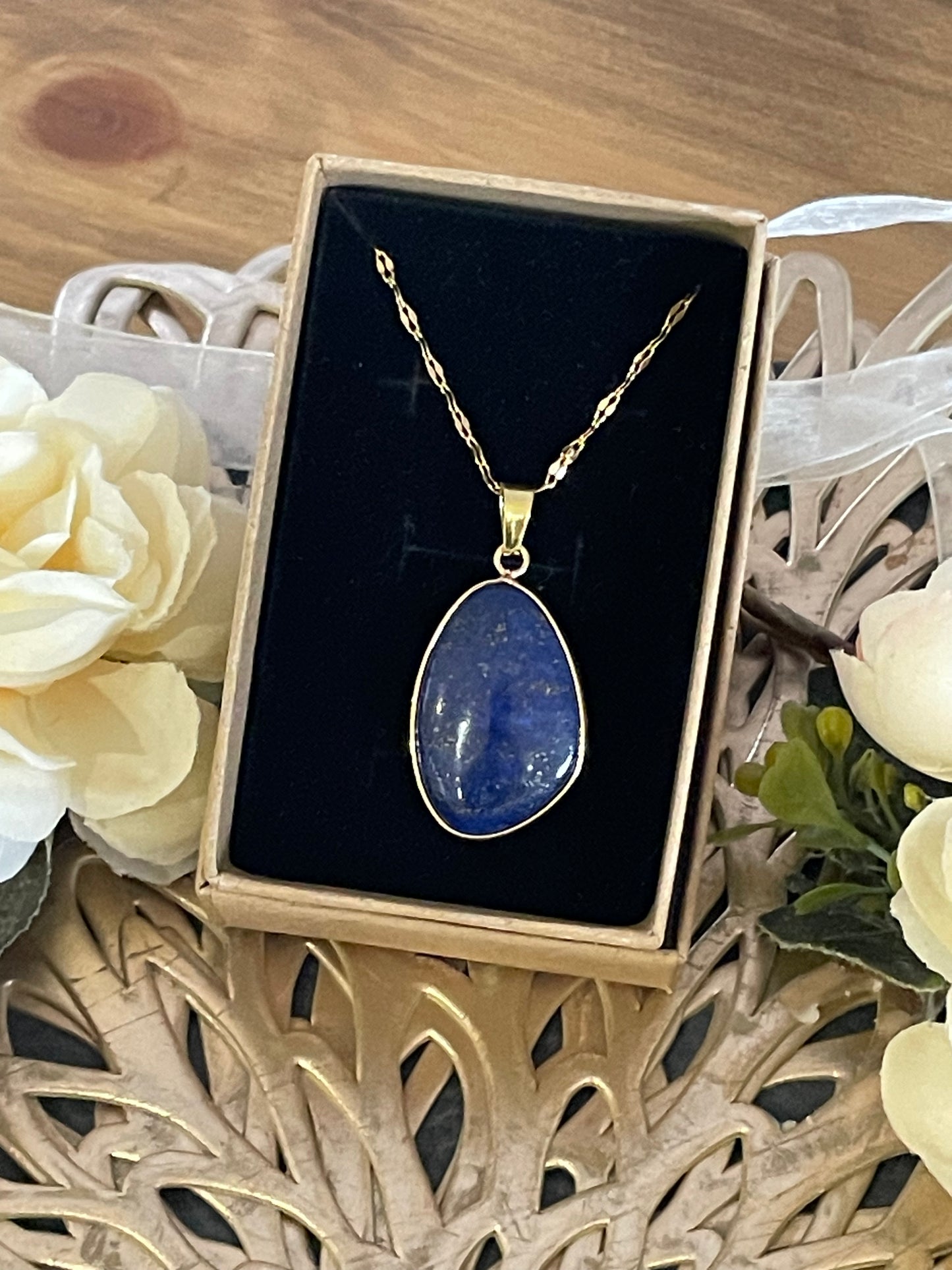 Lapis Lazuli Crystal Pendant