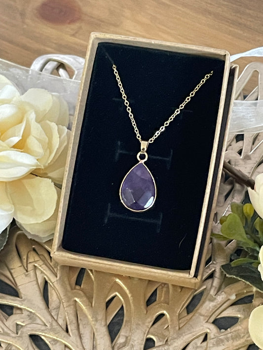 Amethyst Crystal Pendant