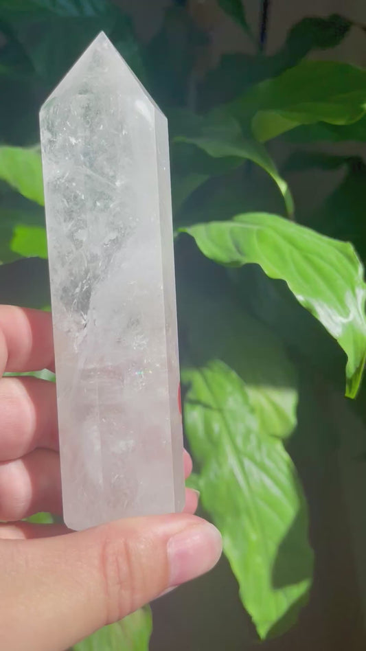 Clear Quartz Tower