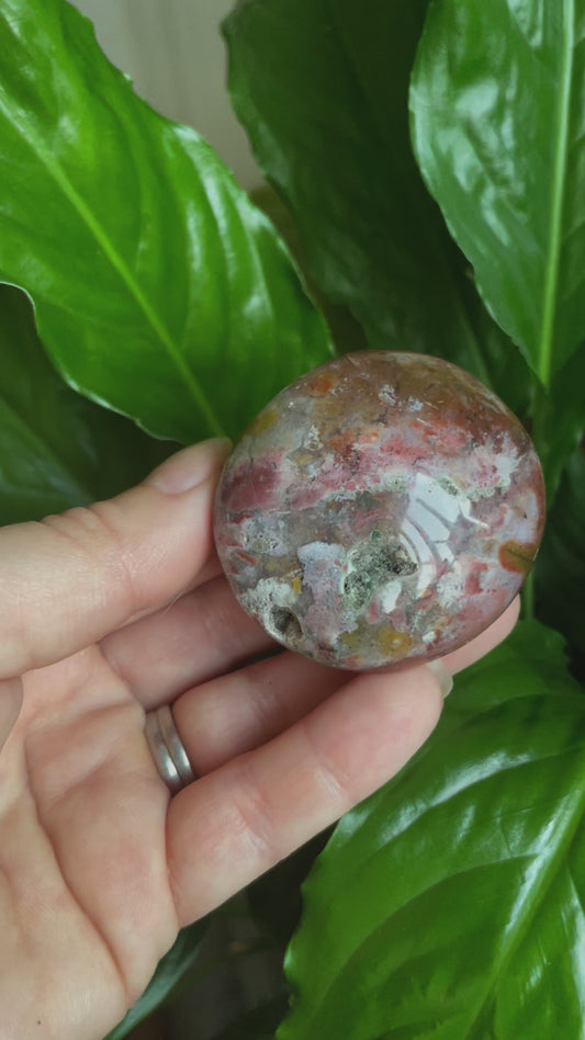 Ocean Jasper Palm Stone